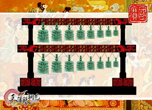 16件晉侯穌青銅編鐘，西周時期編鐘編磬